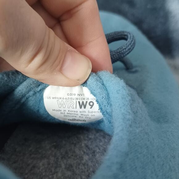 Allbirds Light Blue Wool Runners - Women's Size 9 - Pre-owned - Picture 4 of 7